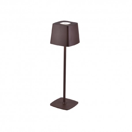 3058-Brown Inlight Επιτραπέζιο επαναφορτιζόμενο φωτιστικό 3CCT σε καφέ απόχρωση (3058-Brown)