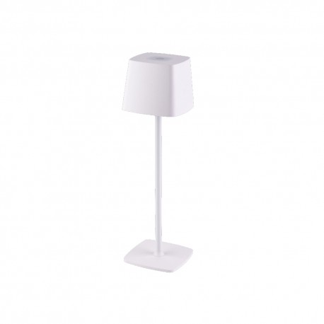 3058-White Inlight Επιτραπέζιο επαναφορτιζόμενο φωτιστικό 3CCT σε λευκή απόχρωση (3058-White)