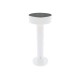 3053-White Inlight Rechargeable LED 2W 3CCT Touch Table White Lamp D:22x9cm (3053-White)