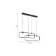6103-Black Inlight Κρεμαστό φωτιστικό LED 60W 3CCT σε μαύρη απόχρωση D:80cm (6103-Black)