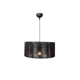 4056-B Inlight Κρεμαστό φωτιστικό με καπέλο απο ίνα 1xE27 D:40cm (4056-B)