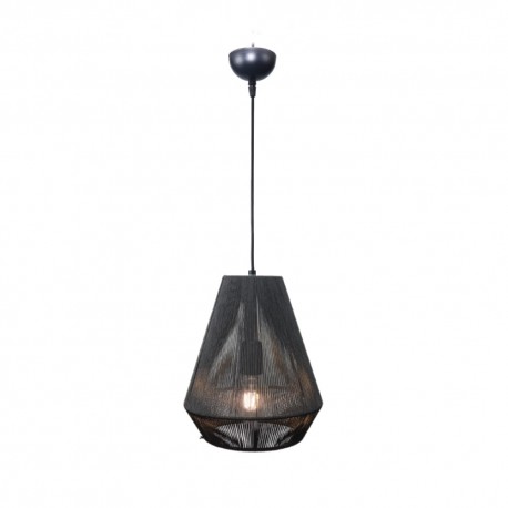 4057-C Inlight Κρεμαστό φωτιστικό με καπέλο απο ίνα 1xE27 D:25cm (4057-C)