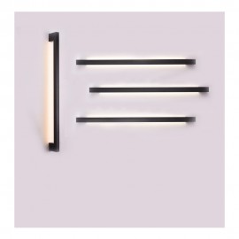 43042-BL Inlight Επιτοίχιο φωτιστικό LED 14W 3000Κ από μαύρο μέταλλο (43042-BL)