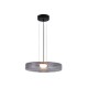 4069-Smoky  Inlight Κρεμαστό φωτιστικό από φιμέ γυαλί 12W 1644LM 3000K D:45x11cm (4069-Smoky)