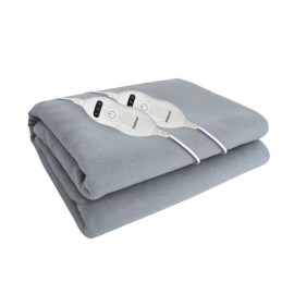 810097 Ηλεκτρικό Επίστρωμα PREB-81097 Primo Διπλό 160x140cm Fleece Γκρί