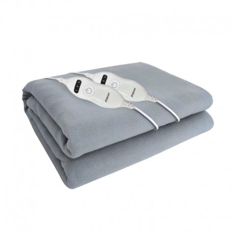810097 Ηλεκτρικό Επίστρωμα PREB-81097 Primo Διπλό 160x140cm Fleece Γκρί