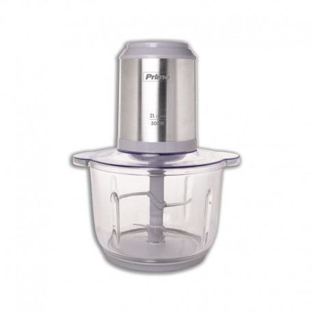 400486 Πολυκόπτης PRFC-40486 500W 2L με γυάλινο μπωλ inox/γκρι
