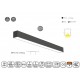 77-9658 MP61.70C-171-S-3-O-OF-BL Linear Profile Lighting Ceiling 61.5x70mm 171cm