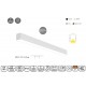 77-17141 MP61.70P-143-S-3-O-OF-WH Linear Profile Lighting Pendant 61.5x70mm 143cm