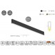 77-15294 MP27.70C-171-H-3-O-OF-BL Linear Profile Lighting Ceiling 27.5x70mm 171cm