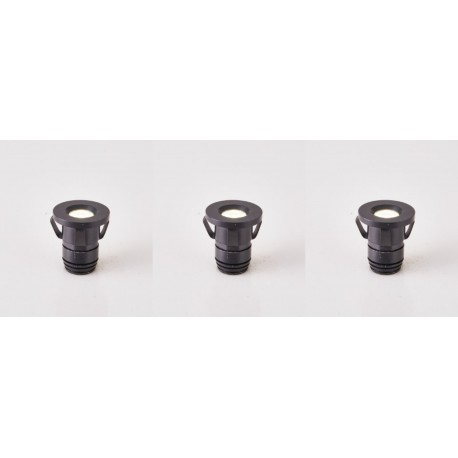 77-9250*3 SE-SPL-C-BL-3K RENNO SPOT LED CEILING OR RECESSED 3 LIGHT 3*2W  BLACK 3000K