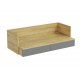 60-22385 MOBIUS office desk 2S color: hikora oak/grey DIOMMI V-PL-MOBIUS-BIURKO_2S-SZARY