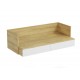 60-22382 MOBIUS office desk 2S color: hikora oak/white DIOMMI V-PL-MOBIUS-BIURKO_2S-BIEL