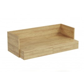 60-22383 MOBIUS office desk color: hikora oak DIOMMI V-PL-MOBIUS-BIURKO_2S-HIKORA
