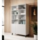 60-19850 PAFOS Standing bookcase white/white DIOMMI CAMA-PAFOS-REGAL-BI/BI