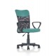 60-21873 TIMMY o.chair, color: turquoise / black DIOMMI V-CH-TIMMY-FOT-TURKUSOWY