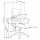 60-21925 VALDEZ office chair, color: black / black DIOMMI V-CH-VALDEZ-FOT-CZARNY