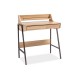 80-1555 ΓΡΑΦΕΙΟ B-168 OAK / C.BROWN DIOMMI B168BRD