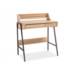 80-1555 ΓΡΑΦΕΙΟ B-168 OAK / C.BROWN DIOMMI B168BRD
