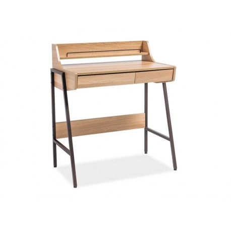 80-1555 ΓΡΑΦΕΙΟ B-168 OAK / C.BROWN DIOMMI B168BRD