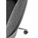 60-20349 ARGENTO swivel armchair, graphite/black DIOMMI V-CH-ARGENTO-FOT