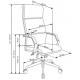 60-20547 COSTA chair color: white/black DIOMMI V-CH-COSTA-FOT
