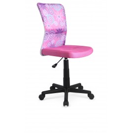 60-20605 DINGO chair color: pink with decorations DIOMMI V-CH-DINGO-FOT-RÓŻOWY