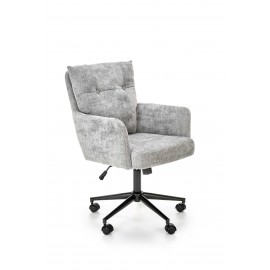 60-20690 FLORES swivel armchair, light grey DIOMMI V-CH-FLORES-FOT-J.POPIEL