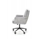 60-20690 FLORES swivel armchair, light grey DIOMMI V-CH-FLORES-FOT-J.POPIEL