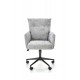 60-20690 FLORES swivel armchair, light grey DIOMMI V-CH-FLORES-FOT-J.POPIEL