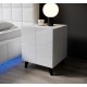 60-19901 bedside cabinet REJA (set of 2) white gloss/white gloss DIOMMI CAMA-REJA-SZAFKA-NOCNA-BI/BI