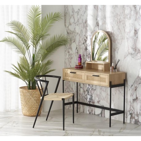 60-20487 CARMEN dresser console natural / black DIOMMI V-CH-CARMEN-KONSOLKA