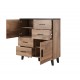 60-19734 Chest of drawers LOTTA 110 (2D4S) woatn oak/black DIOMMI CAMA-LOTTA-KOMODA-110-2D4S-DWO/CZ