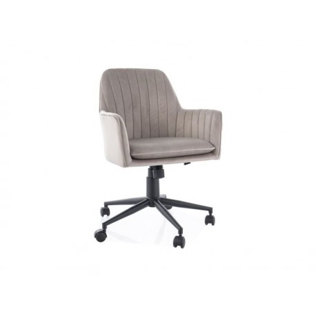 80-3894 FOTEL OBROTOWY Q-886 VELVET CIEMNY BEŻ BLUVEL 40