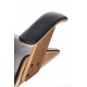 60-20870 IGNAZIO swivel armchair, walnut/black DIOMMI V-CH-IGNAZIO-FOT-CZARNY