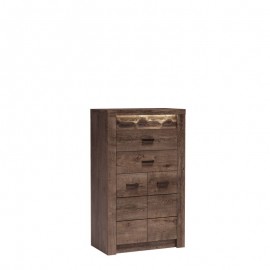 60-32862 INDIANAPOLIS chest of drawers I6 dark ash tree
