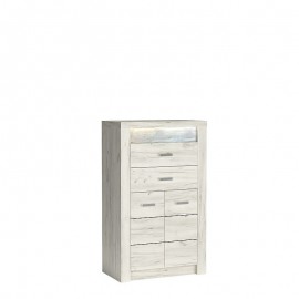 60-32863 INDIANAPOLIS chest of drawers I6 kraft white