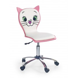 60-21401 KITTY 2 chair color: white/pink DIOMMI V-CH-KITTY_2-FOT
