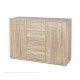 60-22287 LIMA KM-4 chest, color: sonoma oak DIOMMI V-PL-LIMA-KM4-SONOMA