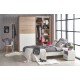 60-22291 LIMA LOZ-90 bed, color: white DIOMMI V-PL-LIMA-LOZ_90-BIAŁY