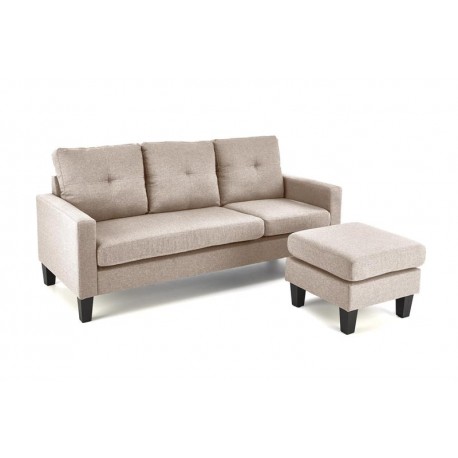 60-29293 GERSON sofa with ottoman, color: beige