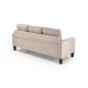60-29293 GERSON sofa with ottoman, color: beige