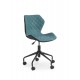 60-21499 MATRIX children chair, color: black / turquoise DIOMMI V-CH-MATRIX-FOT-TURKUSOWY