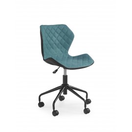 60-21499 MATRIX children chair, color: black / turquoise DIOMMI V-CH-MATRIX-FOT-TURKUSOWY
