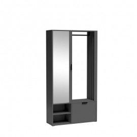 60-31543 MILO UNI hallway waredrobe graphite