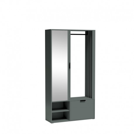 60-31544 MILO UNI hallway waredrobe green stone