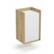60-22423 MOBIUS cabinet 1D color: hikora oak/white DIOMMI V-PL-MOBIUS-SZAFKA_1D-BIEL