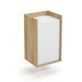 60-22423 MOBIUS cabinet 1D color: hikora oak/white DIOMMI V-PL-MOBIUS-SZAFKA_1D-BIEL