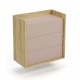 60-22386 MOBIUS chest 3S color: hikora oak/white DIOMMI V-PL-MOBIUS-KOMODA_3S-ANT.RÓŻ