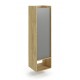 60-22398 MOBIUS regal 1D color: hikora oak/grey DIOMMI V-PL-MOBIUS-REGAŁ_1D-SZARY